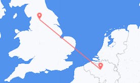 Flights from England to Belgium