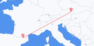 Flyreiser fra Andorra til Østerrike