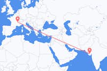 Flights from Rajkot to Lyon