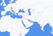 出发地 印度出发地 科泽科德目的地 意大利的里雅斯特的航班
