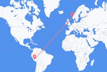 Flights from Ayacucho, Peru to Bergen, Norway