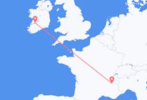 Flyg från Shannon, Irland till Grenoble, Frankrike