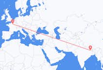 Loty z Radźbiradź, Nepal do Paryża, Francja