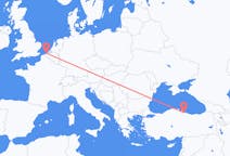 Flights from Samsun, Turkey to Ostend, Belgium
