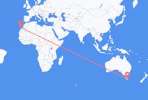 Flyg från Hobart till Lanzarote