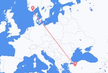 Loty z Kristiansand w Norwegii do Kütahyi w Turcji