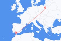 Flights from Tangier, Morocco to Warsaw, Poland
