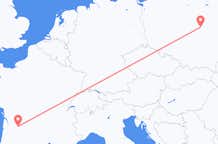 Flyreiser fra Bergerac, Frankrike til Warszawa, Polen