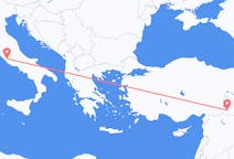 出发地 意大利出发地 罗马目的地 土耳其Sanliurfa的航班