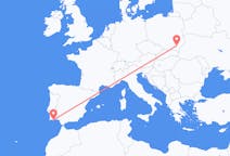 Flyg från Rzeszów, Polen till Faro, Portugal