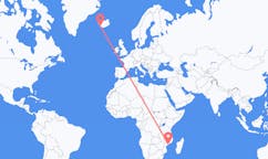 Flyrejser fra Quelimane, Mozambique til Reykjavík, Island