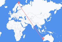 Flyg från Perth, Australien till Ivalo, Finland