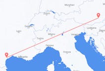 Flights from Béziers, France to Graz, Austria