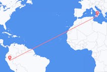 Flyreiser fra Tarapoto, Peru til Catania, Italia