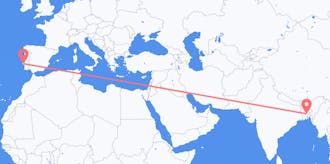 Flyreiser fra Bangladesh til Portugal