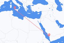 Flights from Jizan, Saudi Arabia to Trapani, Italy