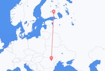 ルーマニアのから バカウ、フィンランドのへ ラッペーンランタフライト