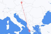 Flights from Zakynthos Island, Greece to Brno, Czechia