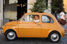 Rome Tour with Vintage Fiat with a Local Photographer