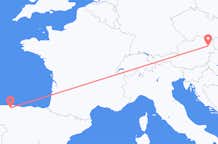 出发地 西班牙从 圣地亚哥·德尔蒙特目的地 奥地利维也纳的航班