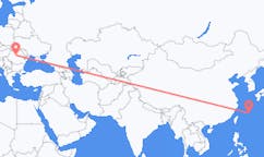 Рейсы с острова Куме, Япония в Тыргу-Муреш, Румыния