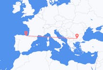 出发地 保加利亚出发地 普罗夫迪夫目的地 西班牙毕尔巴鄂的航班