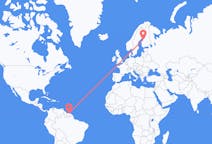 Flights from Paramaribo, Suriname to Kokkola, Finland