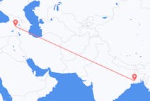 Flights from Kolkata, India to Iğdır, Turkey
