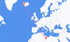 Flights from the city of Sabha, Libya to the city of Reykjavik, Iceland