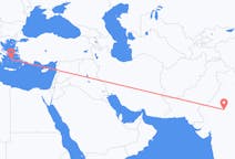 出发地 印度出发地 齋浦爾目的地 希腊Paros的航班