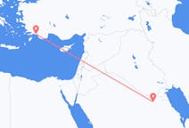 Flyg från Qaisumah, Saudiarabien till Dalaman, Turkiet