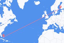 Flights from Nassau to Turku