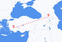 Flyreiser fra Tbilisi, Georgia til Denizli, Tyrkia