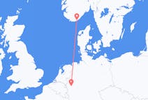 Vols de Kristiansand, Norvège à Eau de Cologne, Allemagne