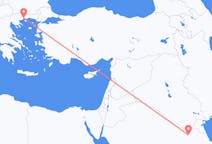 Flyreiser fra Qaisumah, Saudi-Arabia til Kavala Prefecture, Hellas