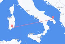 Vluchten van Brindisi, Italië naar Cagliari, Trento, Italië