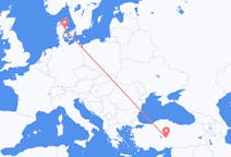 Flights from Nevşehir, Turkey to Aarhus, Denmark