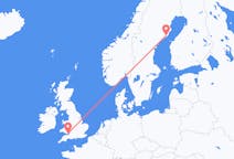 出发地 瑞典于默奥前往威尔士的加迪夫的航班