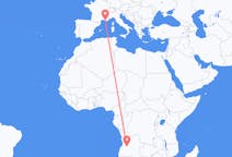 アンゴラのから ウアンボ、フランスのへ マルセイユフライト