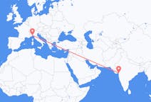 印度出发地 苏拉特飞往印度目的地 热那亚的航班
