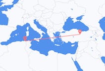 Flyreiser fra Annaba, til Sivas