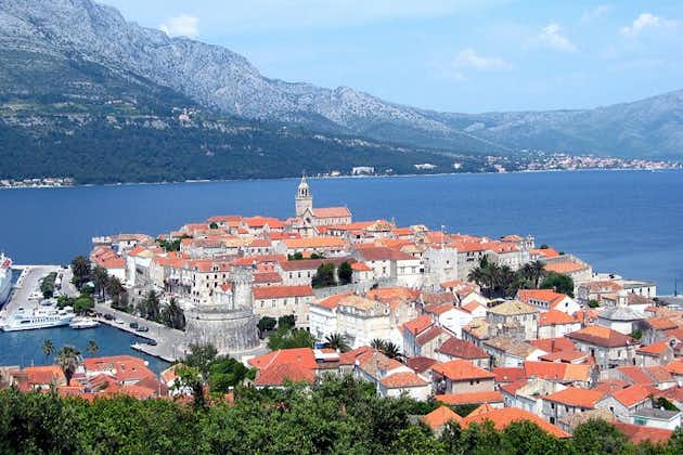Dagtour op het eiland Korcula vanuit Dubrovnik met wijnproeverij