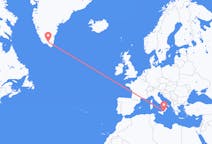 Flyg från Reggio di Calabria, Italien till Narsarsuaq, Grönland