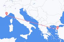 Flyrejser fra Edremit til Nice
