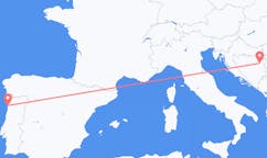来自波斯尼亚和黑塞哥维那出发地 图兹拉目的地 葡萄牙波尔图的航班