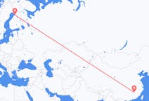 Flights from Ji an, China to Oulu, Finland