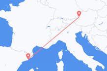 Flyrejser fra Barcelona til Salzburg