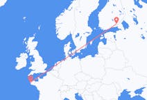 Flyg från Brest till Villmanstrand