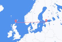 Fly fra Eday til Tallinn