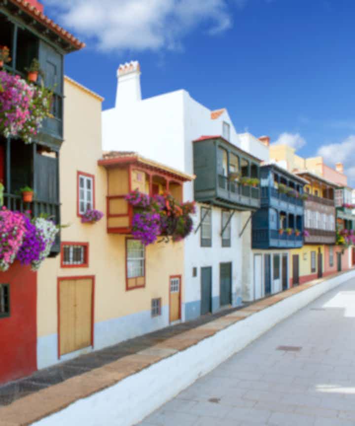 Convertibles for rent in the city of Santa Cruz De La Palma, Spain